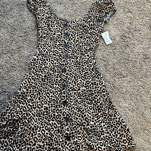 Cheetah cute dress ! XS🤎🐆